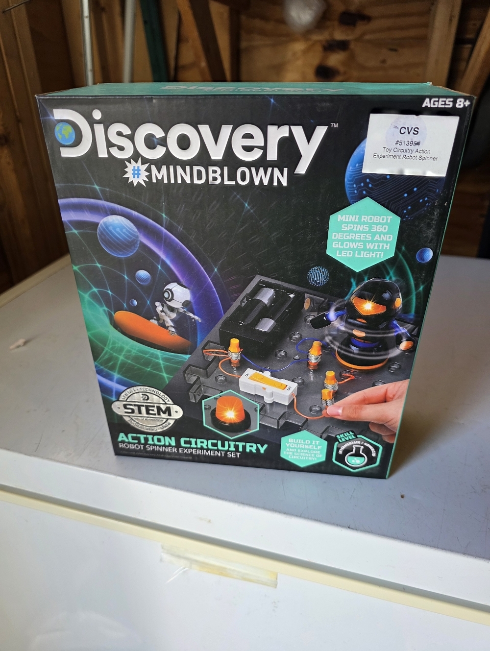Discovery Mindblown Action Circuitry Robot Spinner Experiment STEM Kit